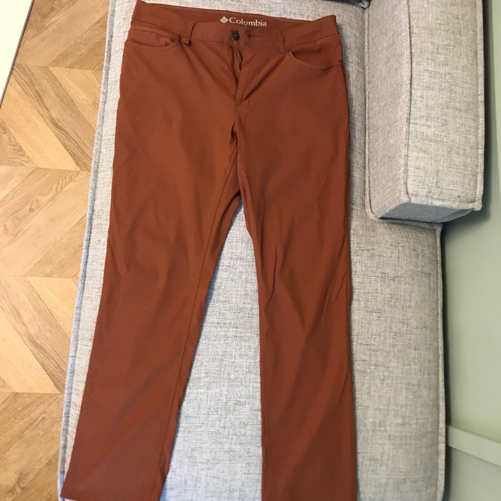 Columbia Mens Royce Range Pants 32W 30L Dark Amber